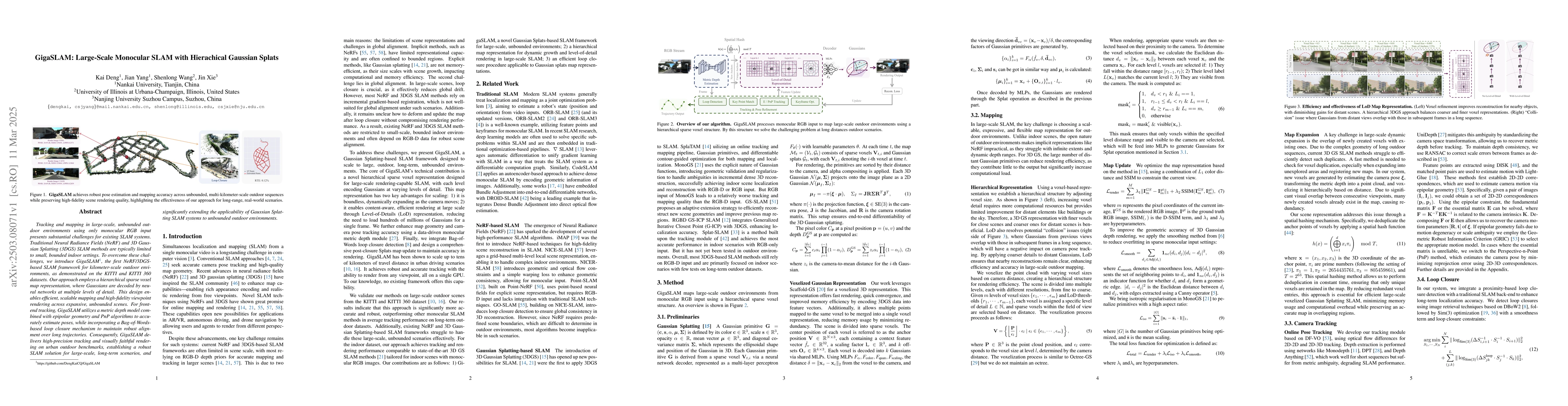 Thumbnail for GigaSLAM: Large-Scale Monocular SLAM with Hierachical Gaussian Splats