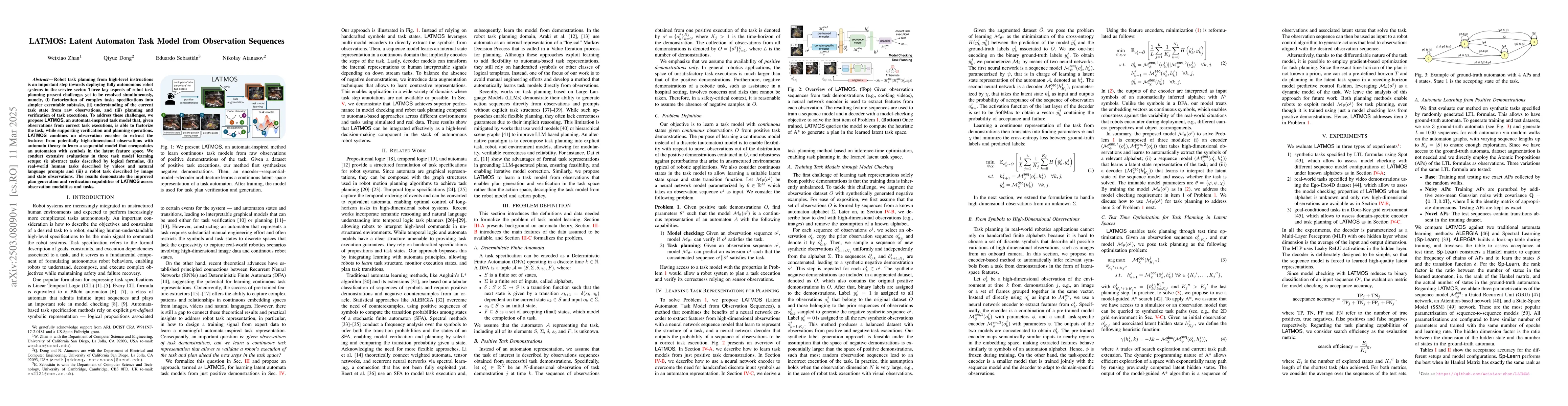 Thumbnail for LATMOS: Latent Automaton Task Model from Observation Sequences