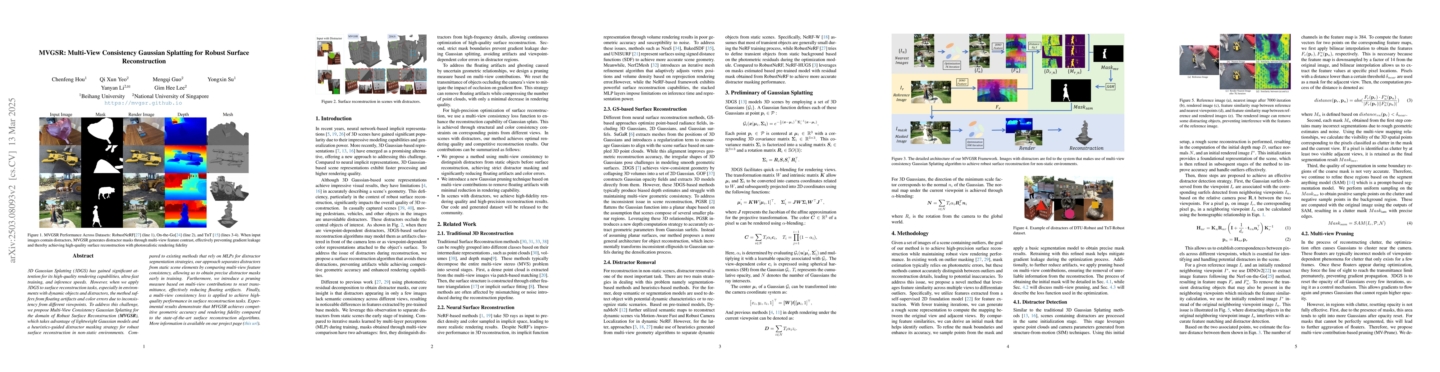 Thumbnail for MVGSR: Multi-View Consistency Gaussian Splatting for Robust Surface
  Reconstruction