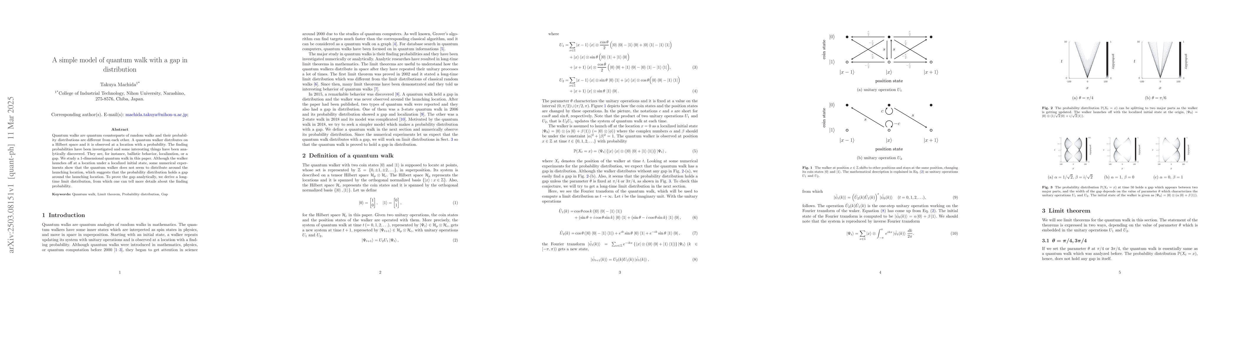 Thumbnail for A simple model of quantum walk with a gap in distribution