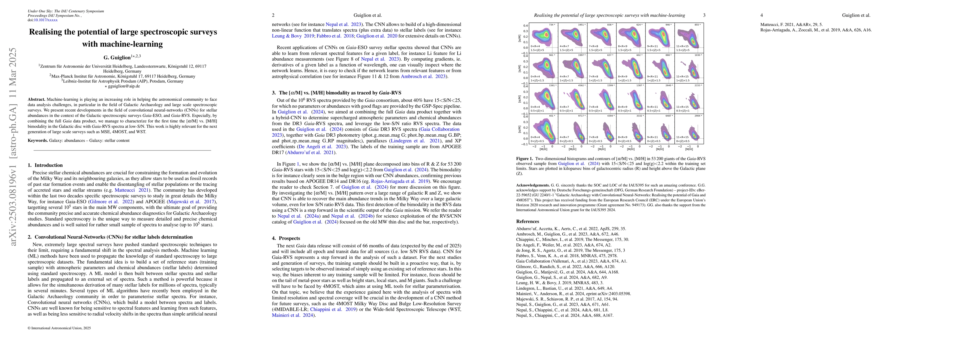 Thumbnail for Realising the potential of large spectroscopic surveys with
  machine-learning