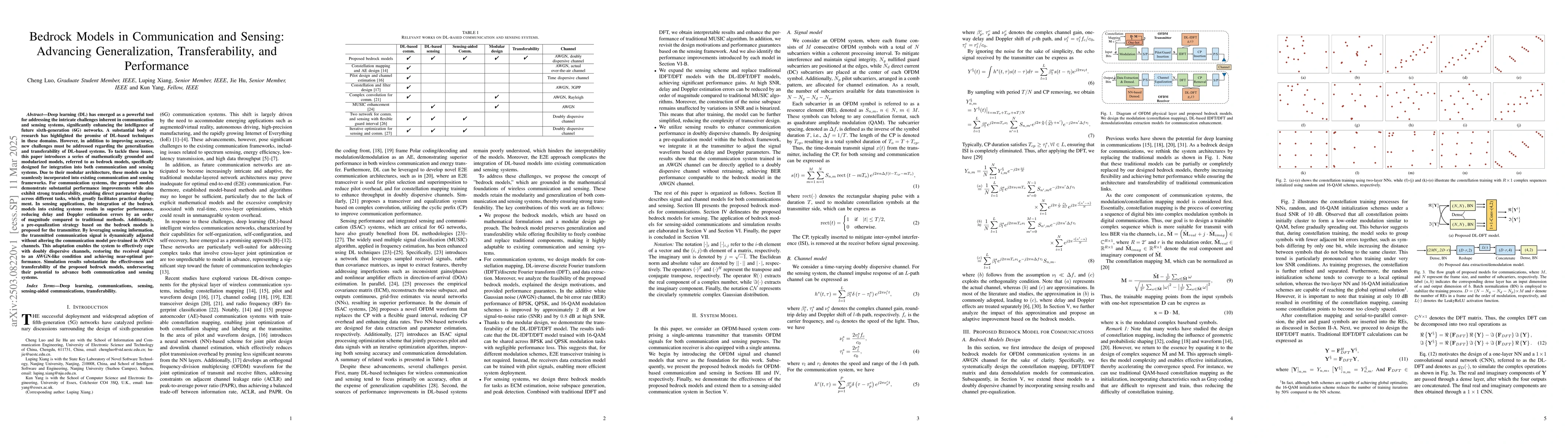 Thumbnail for Bedrock Models in Communication and Sensing: Advancing Generalization,
  Transferability, and Performance