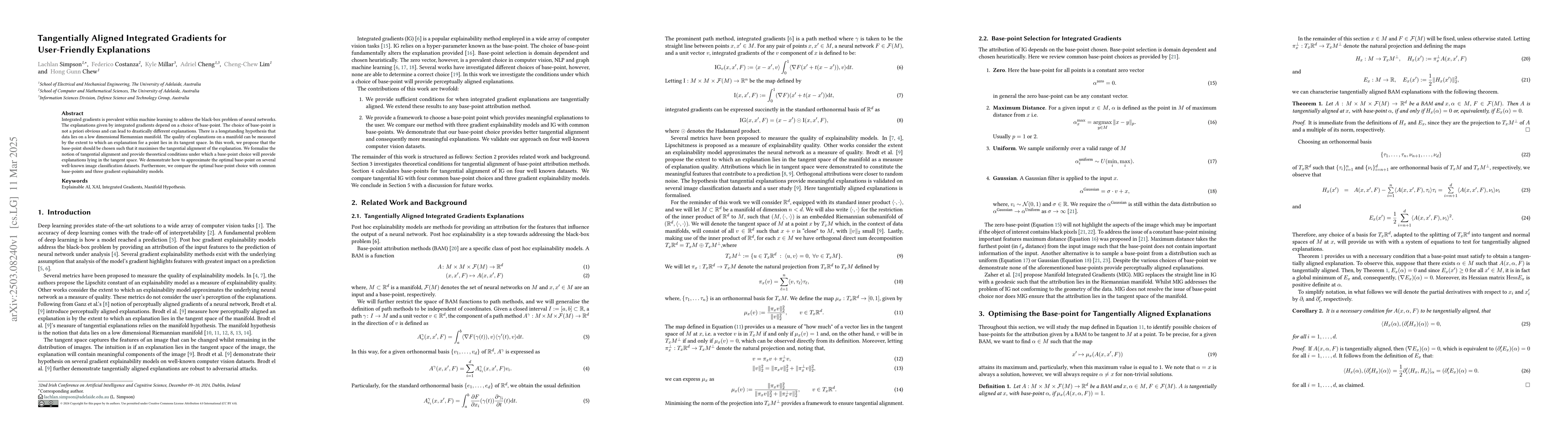 Thumbnail for Tangentially Aligned Integrated Gradients for User-Friendly Explanations