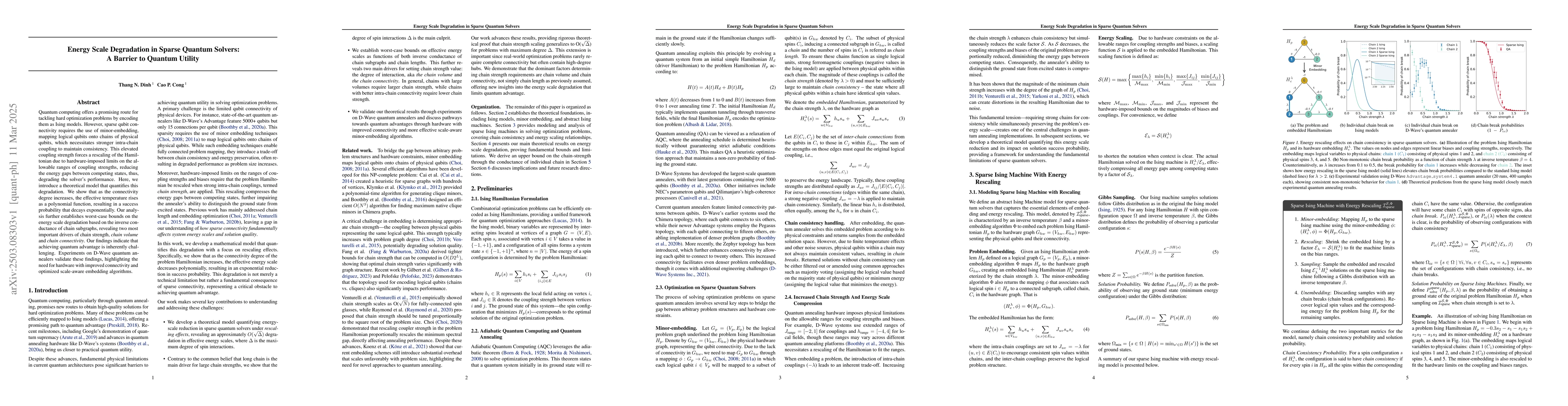 Thumbnail for Energy Scale Degradation in Sparse Quantum Solvers: A Barrier to Quantum
  Utility