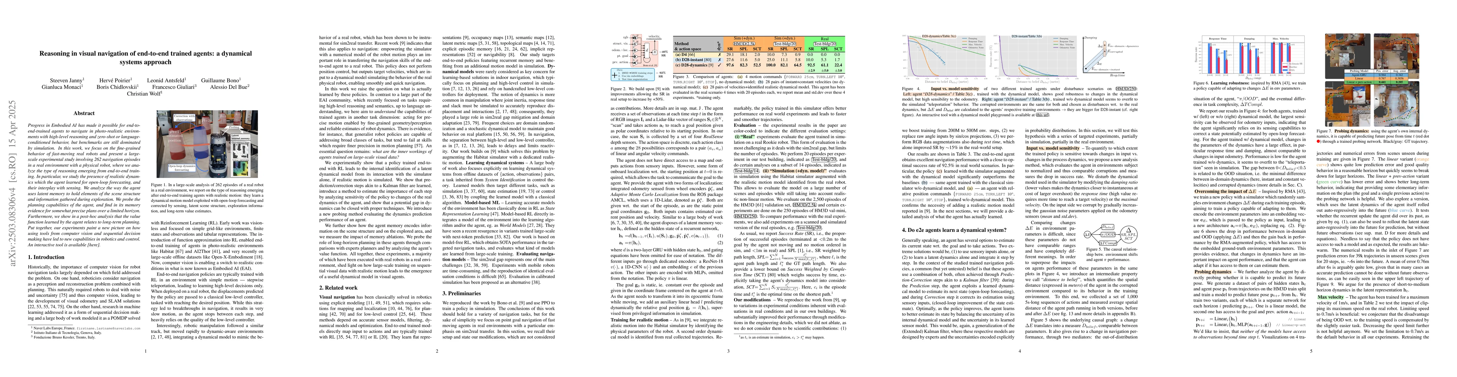 Thumbnail for Reasoning in visual navigation of end-to-end trained agents: a dynamical
  systems approach