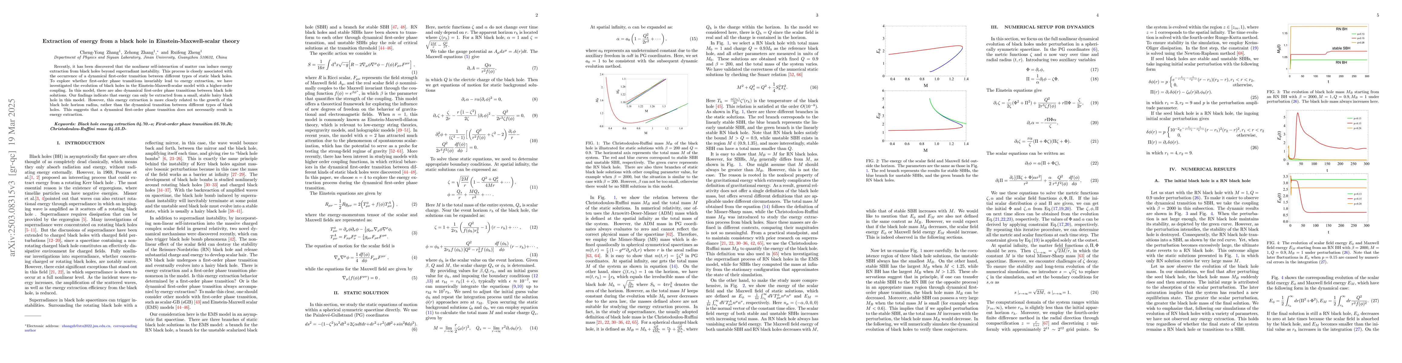 Thumbnail for Extraction of energy from a black hole in Einstein-Maxwell-scalar theory