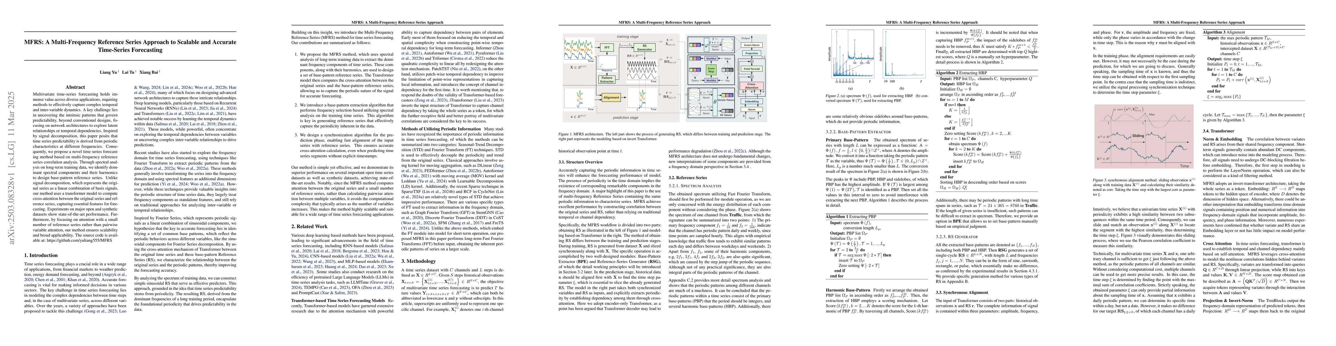 Thumbnail for MFRS: A Multi-Frequency Reference Series Approach to Scalable and
  Accurate Time-Series Forecasting