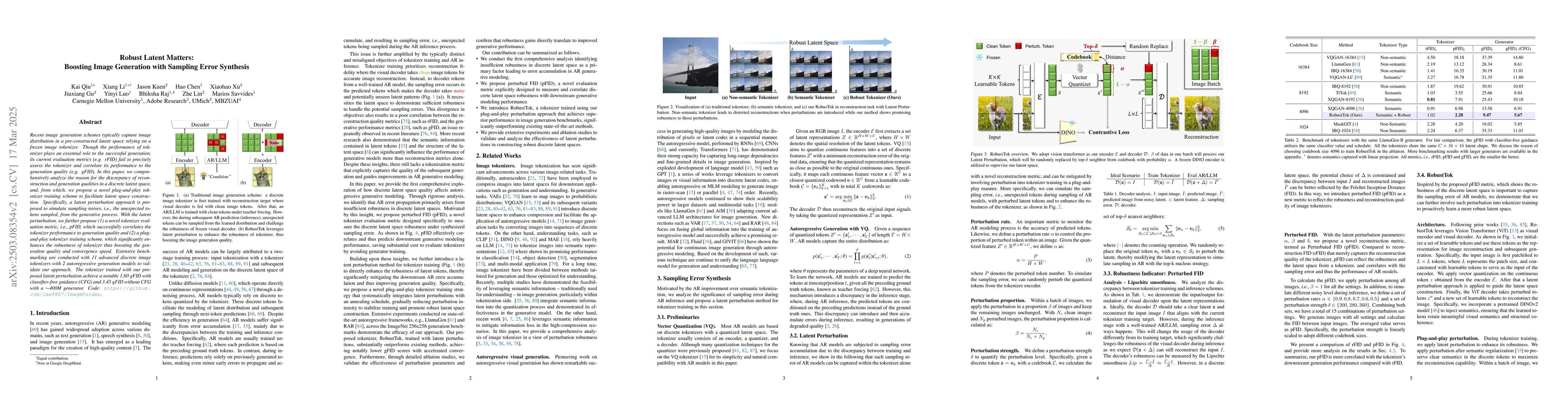 Thumbnail for Robust Latent Matters: Boosting Image Generation with Sampling Error
  Synthesis
