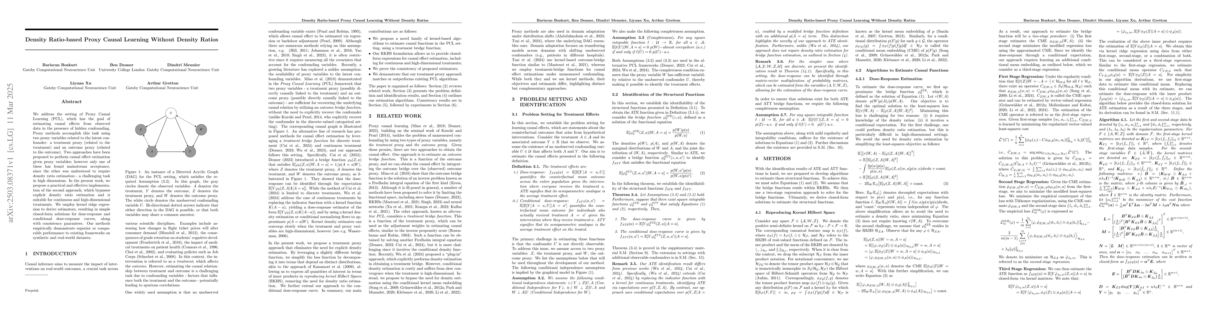 Thumbnail for Density Ratio-based Proxy Causal Learning Without Density Ratios