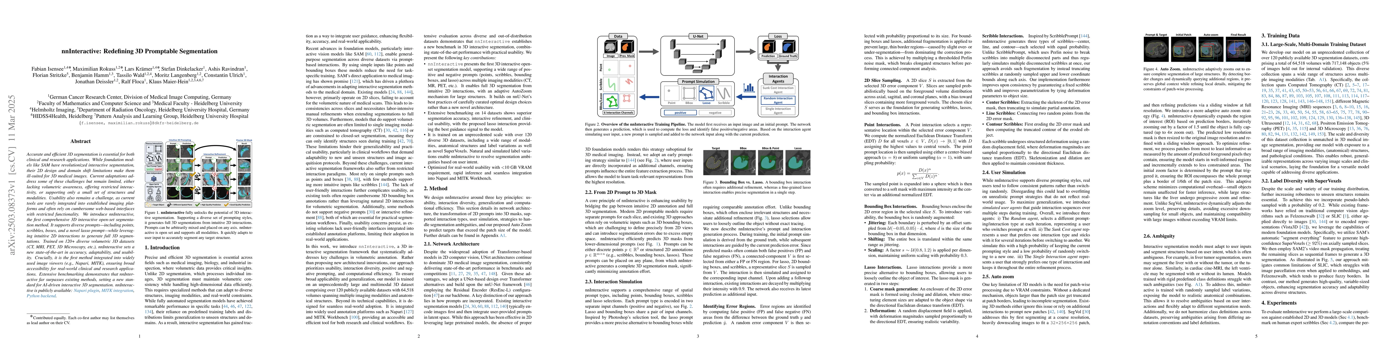 Thumbnail for nnInteractive: Redefining 3D Promptable Segmentation