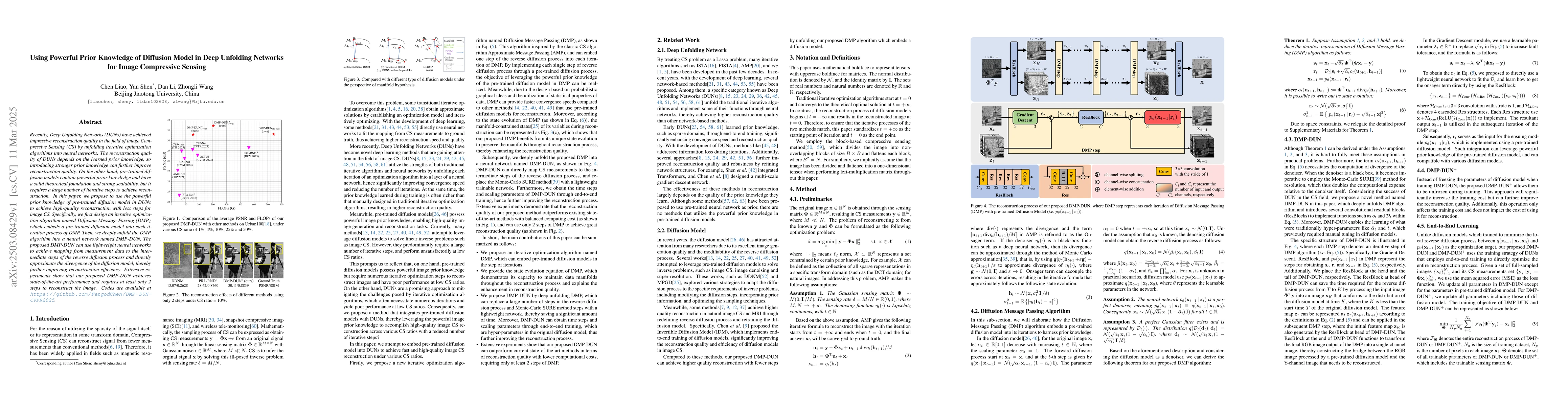 Thumbnail for Using Powerful Prior Knowledge of Diffusion Model in Deep Unfolding
  Networks for Image Compressive Sensing