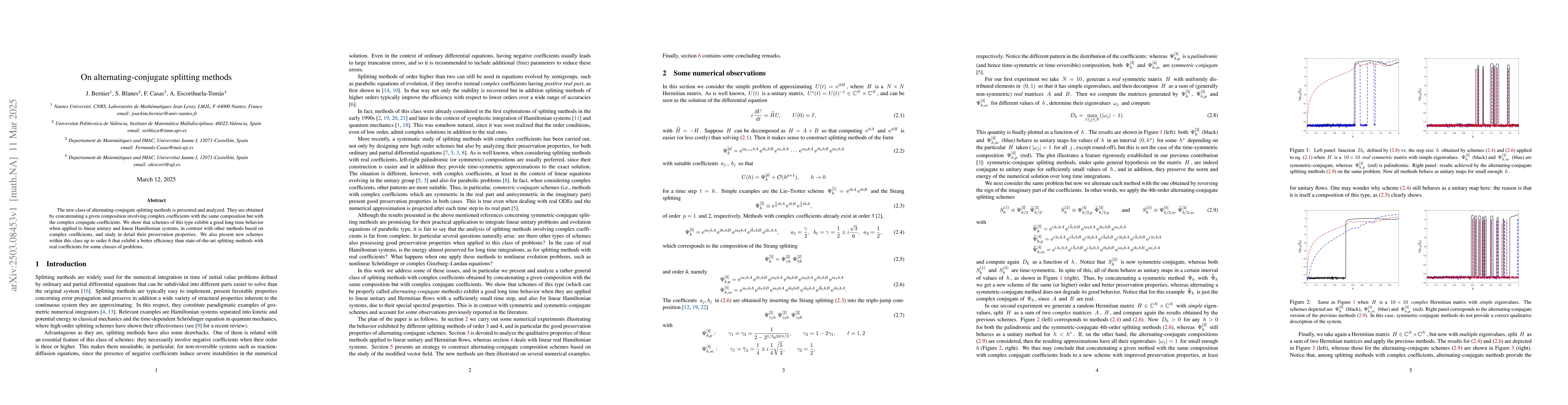 Thumbnail for On alternating-conjugate splitting methods