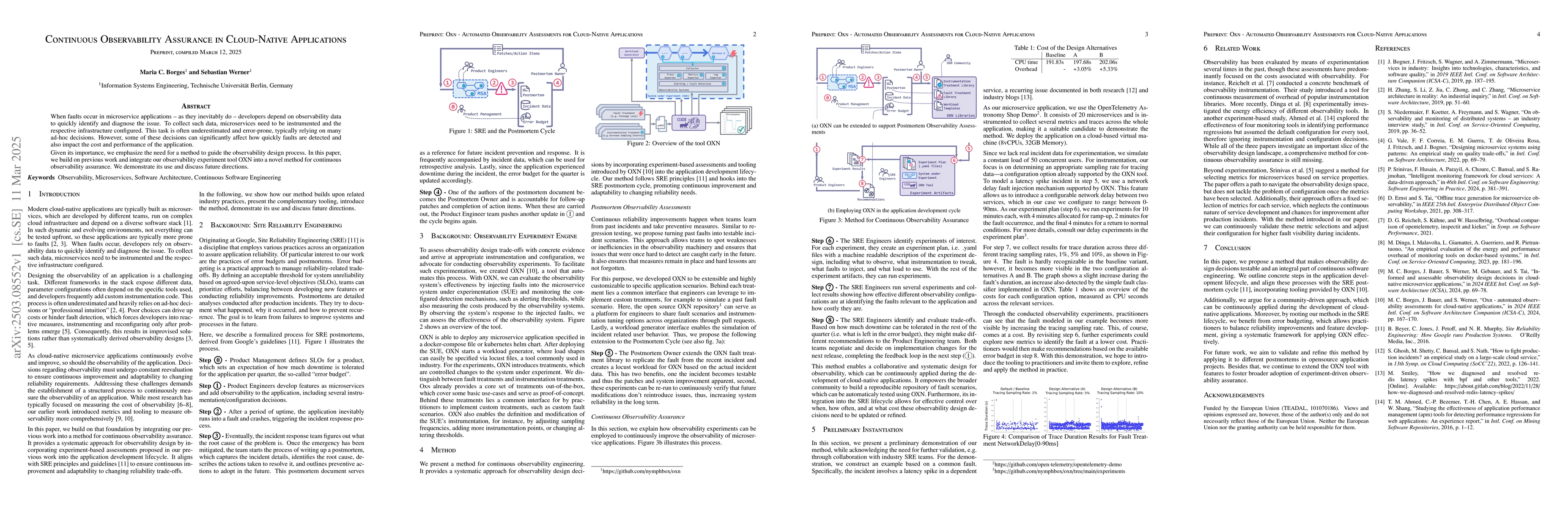 Thumbnail for Continuous Observability Assurance in Cloud-Native Applications