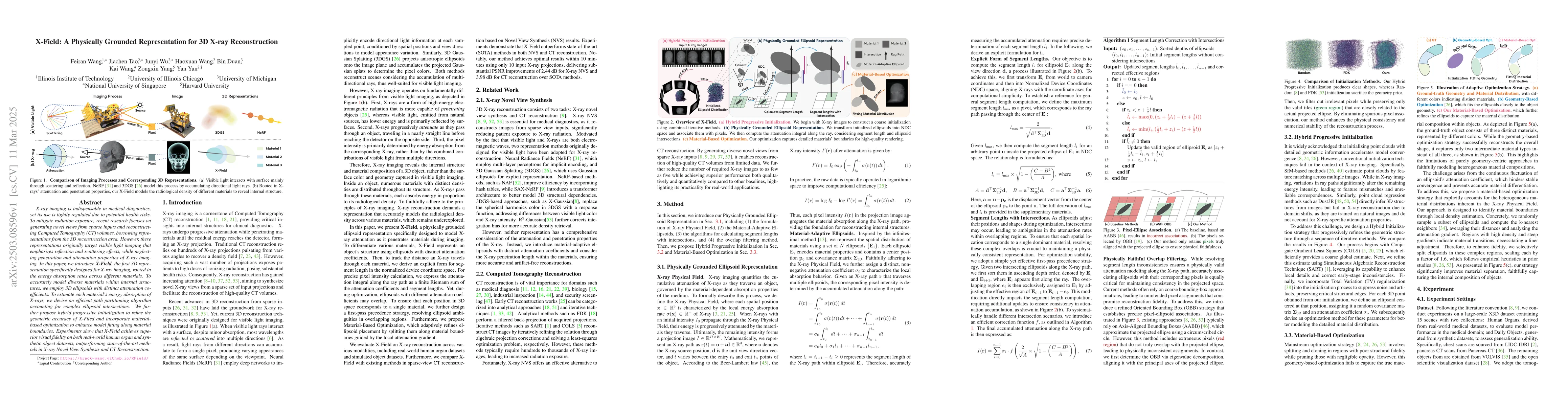 Thumbnail for X-Field: A Physically Grounded Representation for 3D X-ray
  Reconstruction