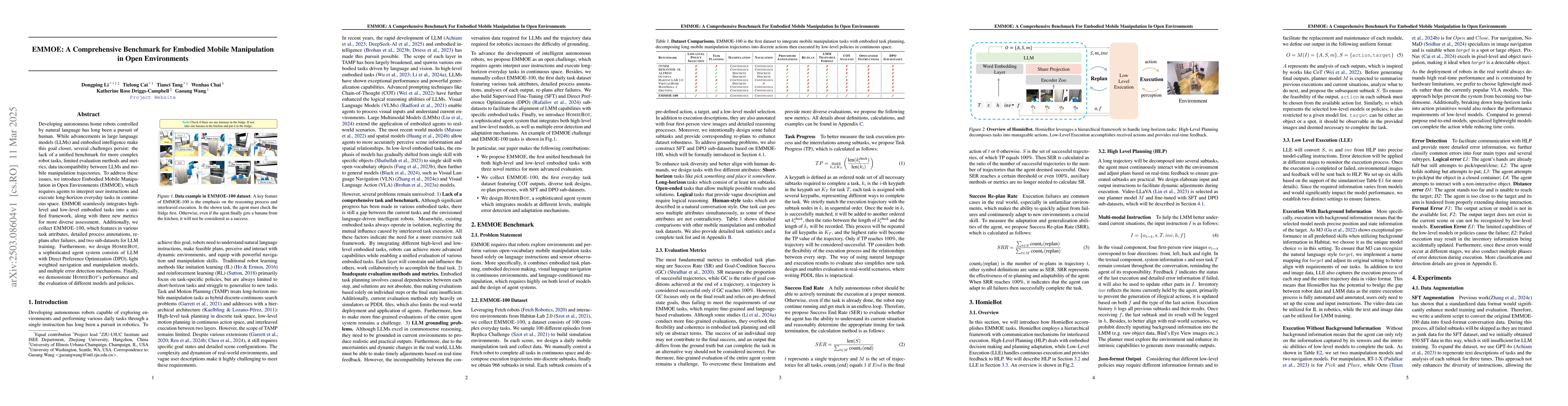 Thumbnail for EMMOE: A Comprehensive Benchmark for Embodied Mobile Manipulation in
  Open Environments
