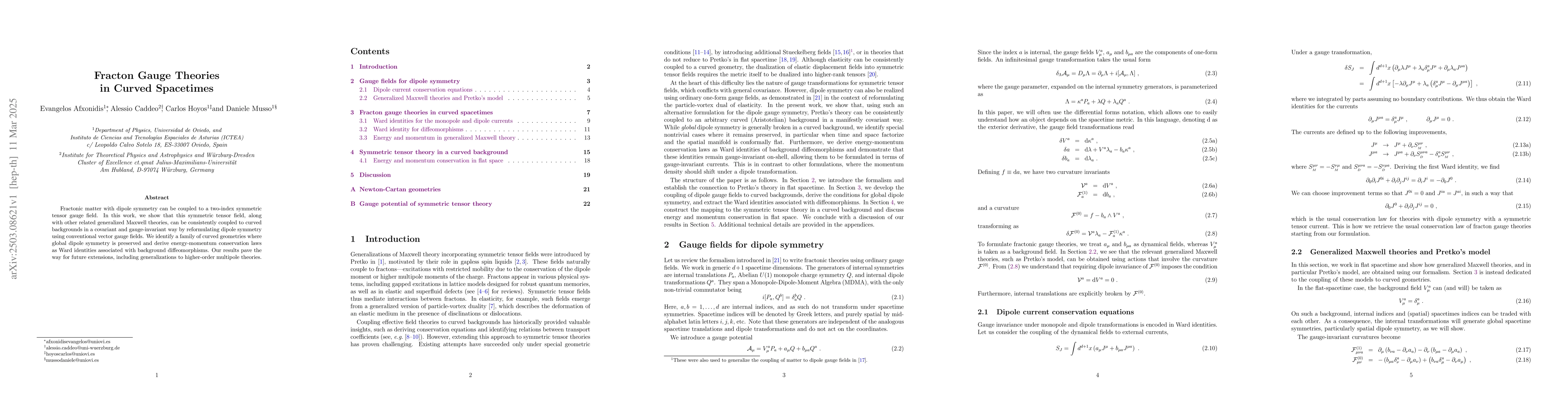 Thumbnail for Fracton Gauge Theories in Curved Spacetimes