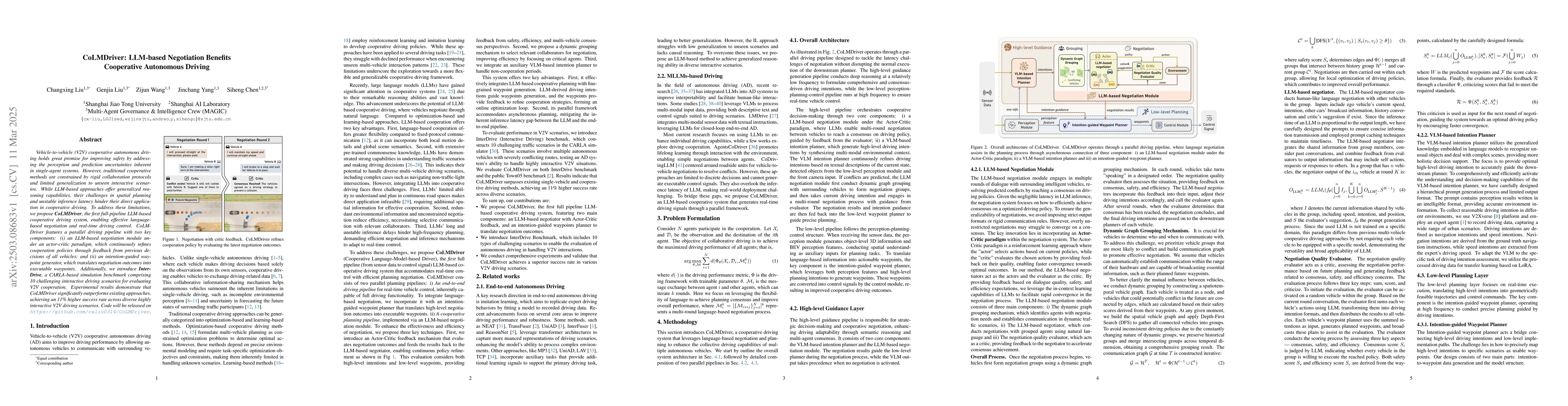 Thumbnail for CoLMDriver: LLM-based Negotiation Benefits Cooperative Autonomous
  Driving