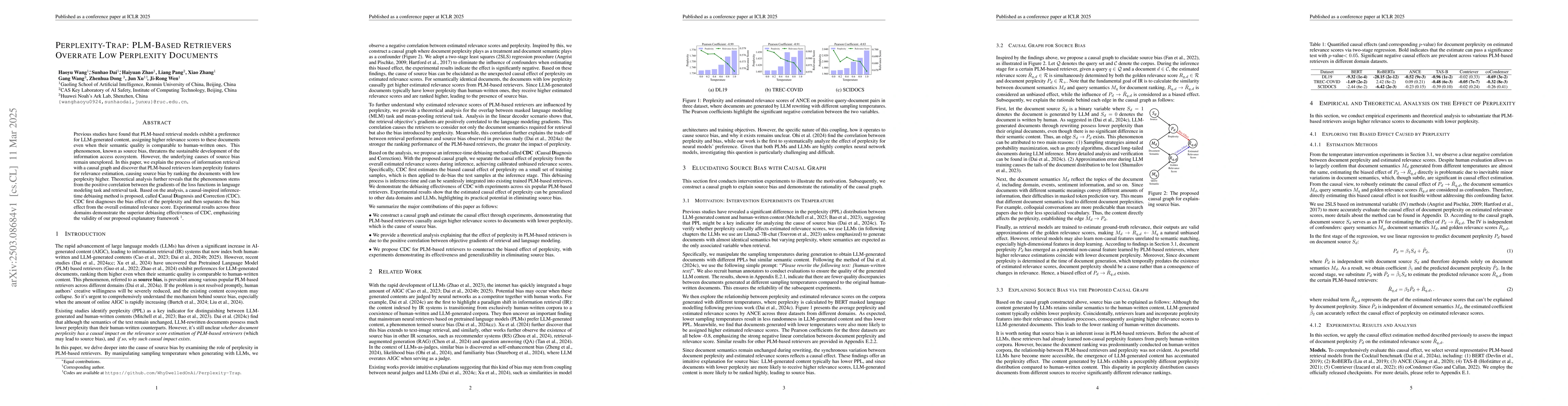 Thumbnail for Perplexity Trap: PLM-Based Retrievers Overrate Low Perplexity Documents