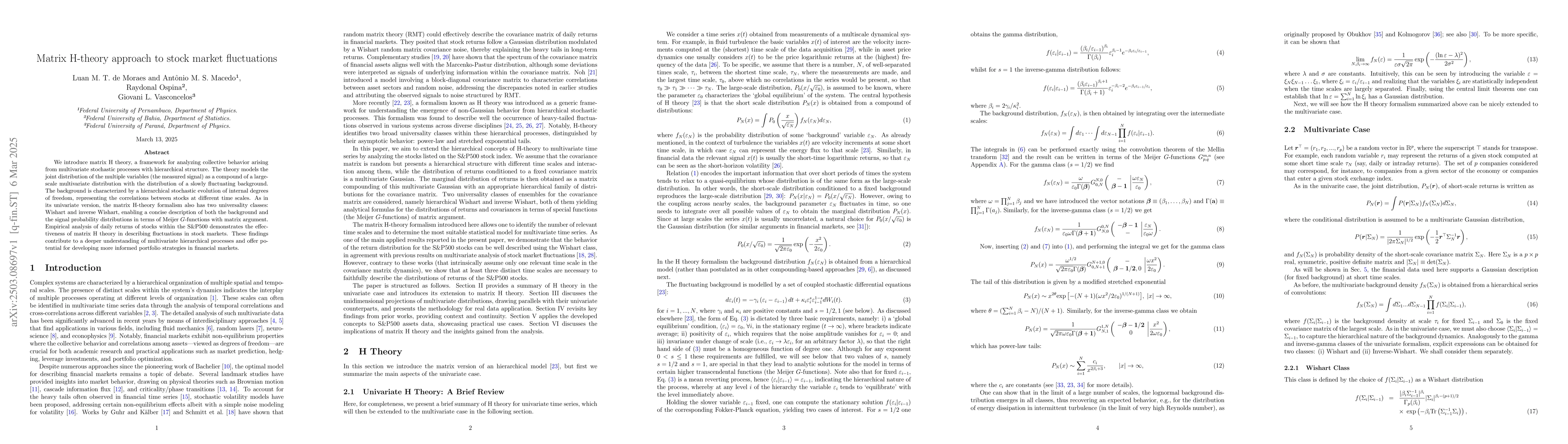 Thumbnail for Matrix H-theory approach to stock market fluctuations