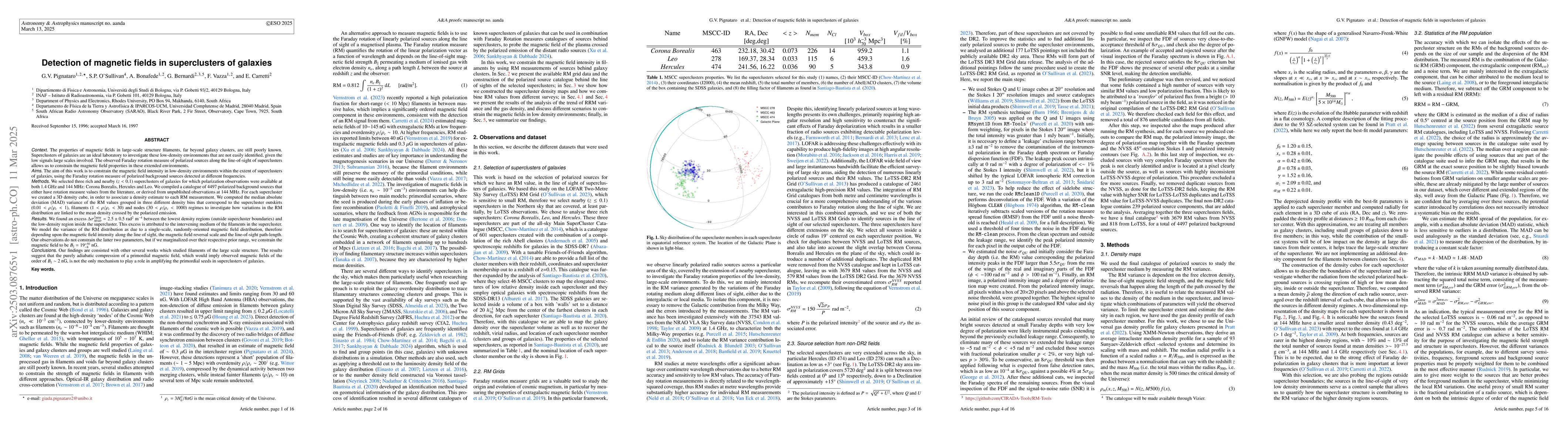 Thumbnail for Detection of magnetic fields in superclusters of galaxies
