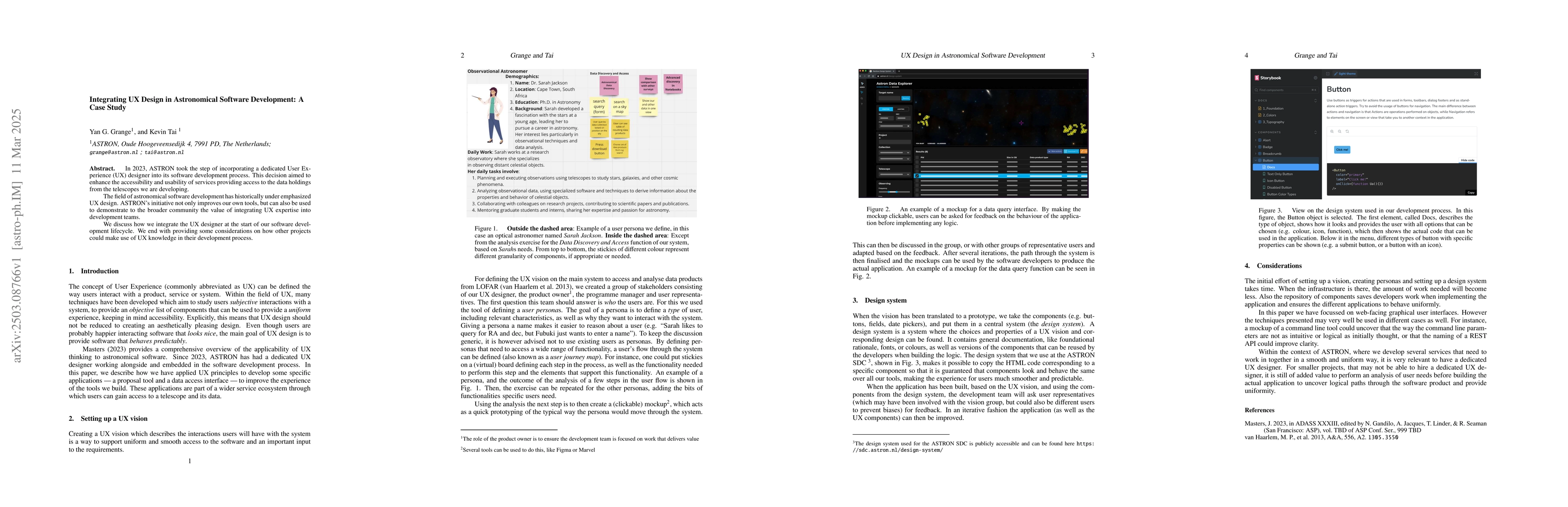 Thumbnail for Integrating UX Design in Astronomical Software Development: A Case Study