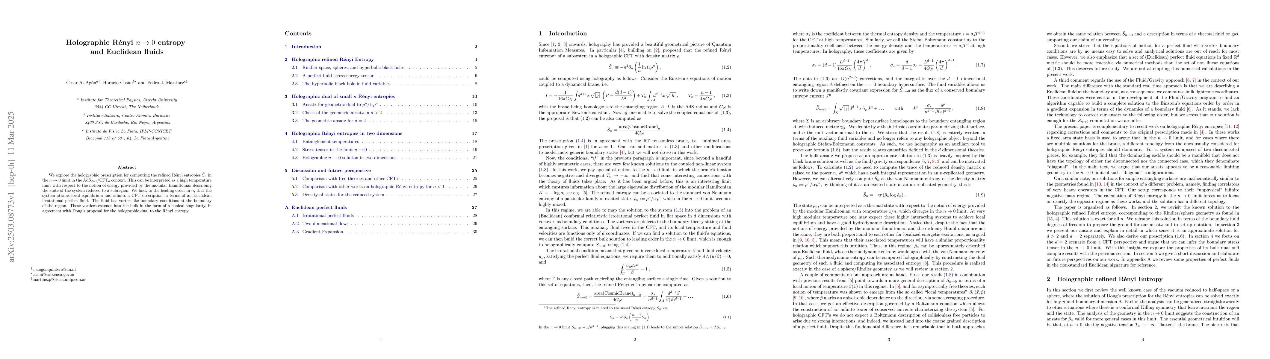 Thumbnail for Holographic Rényi $n\to 0$ entropy and Euclidean fluids