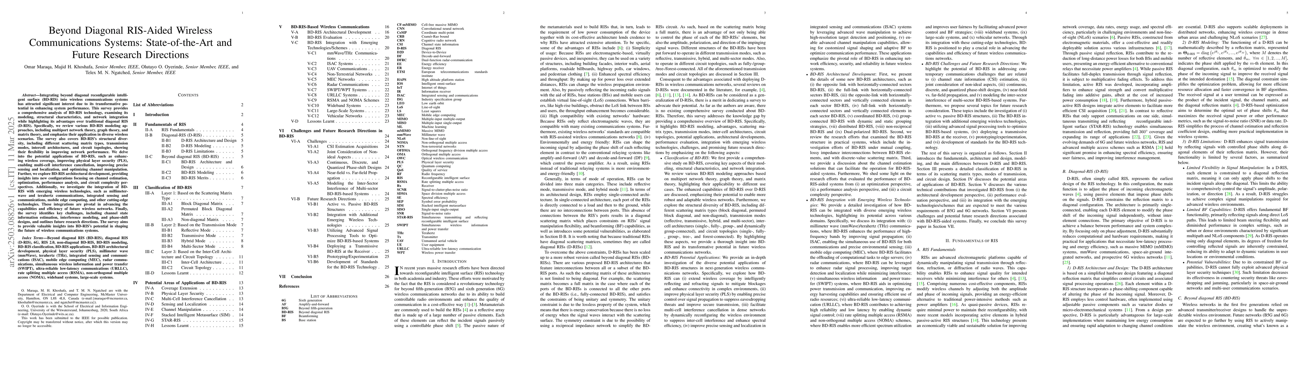 Thumbnail for Beyond Diagonal RIS-Aided Wireless Communications Systems:
  State-of-the-Art and Future Research Directions