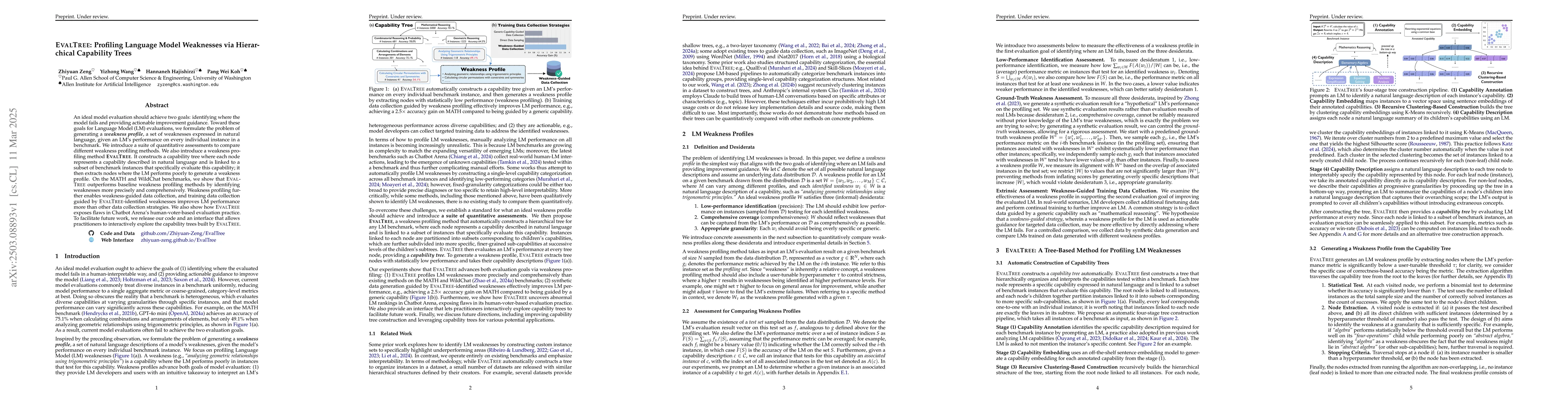 Thumbnail for EvalTree: Profiling Language Model Weaknesses via Hierarchical
  Capability Trees
