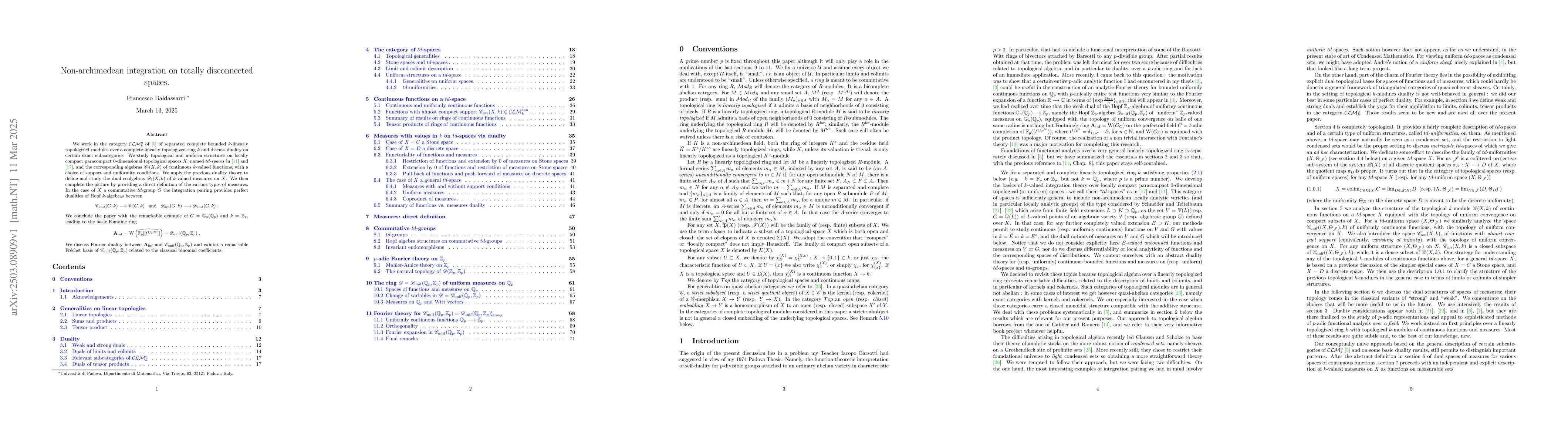 Thumbnail for Non-archimedean integration on totally disconnected spaces