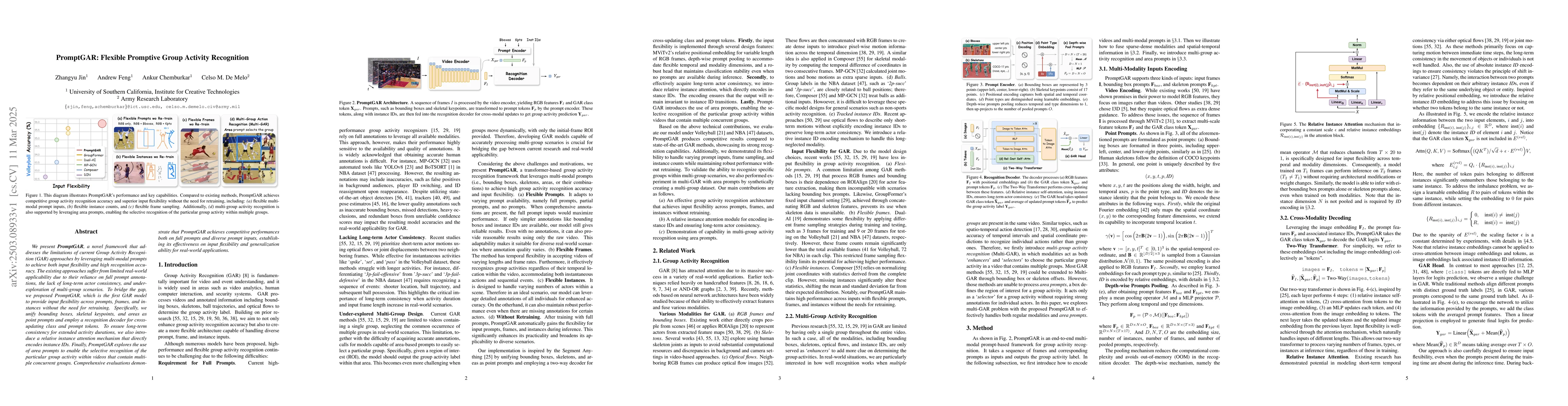 Thumbnail for PromptGAR: Flexible Promptive Group Activity Recognition