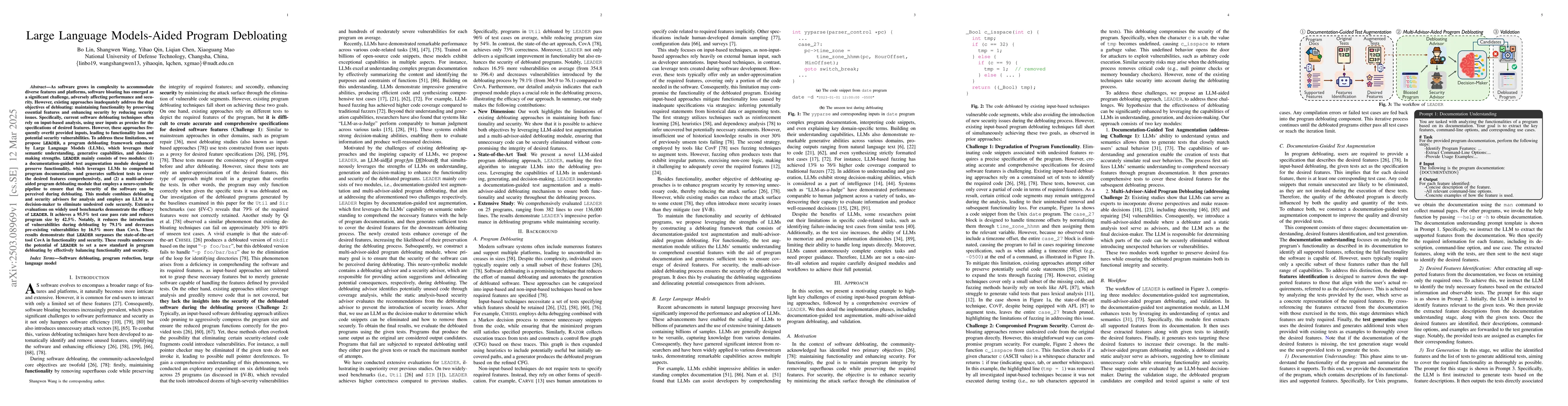 Thumbnail for Large Language Models-Aided Program Debloating