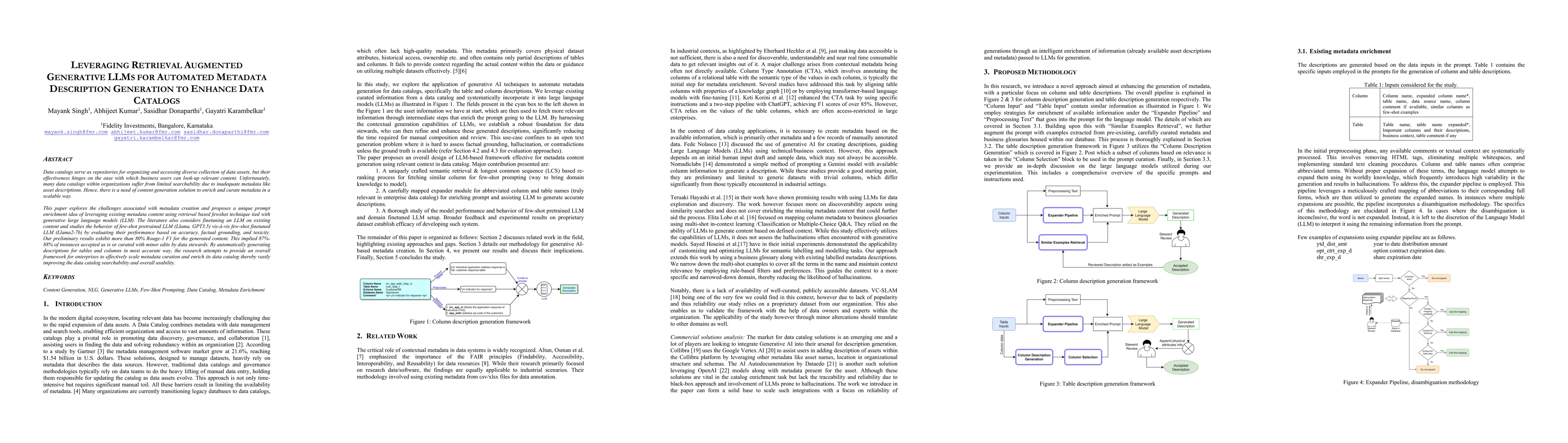 Thumbnail for Leveraging Retrieval Augmented Generative LLMs For Automated Metadata
  Description Generation to Enhance Data Catalogs