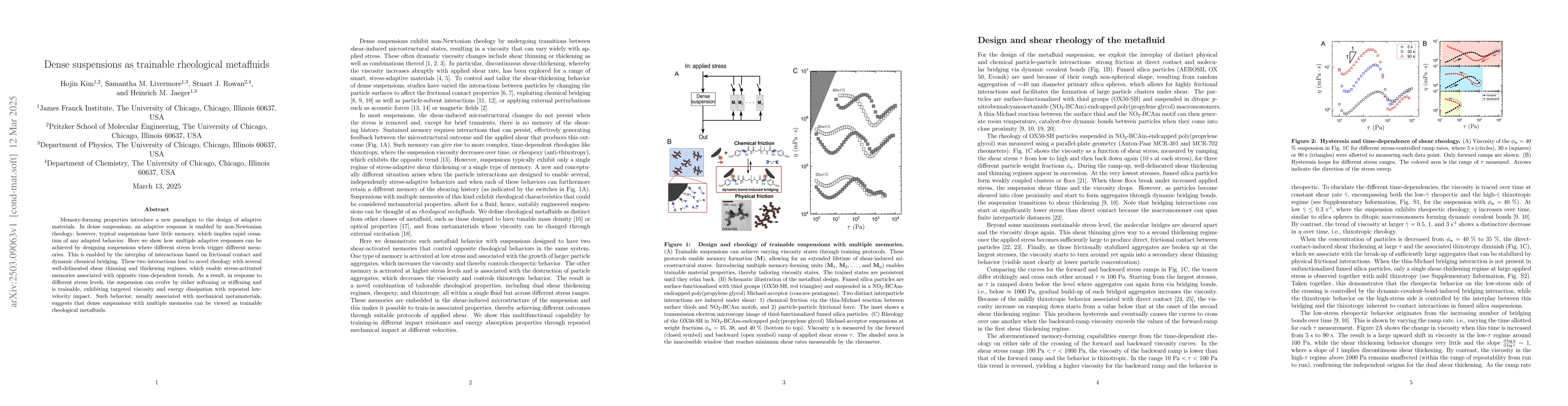 Thumbnail for Dense suspensions as trainable rheological metafluids