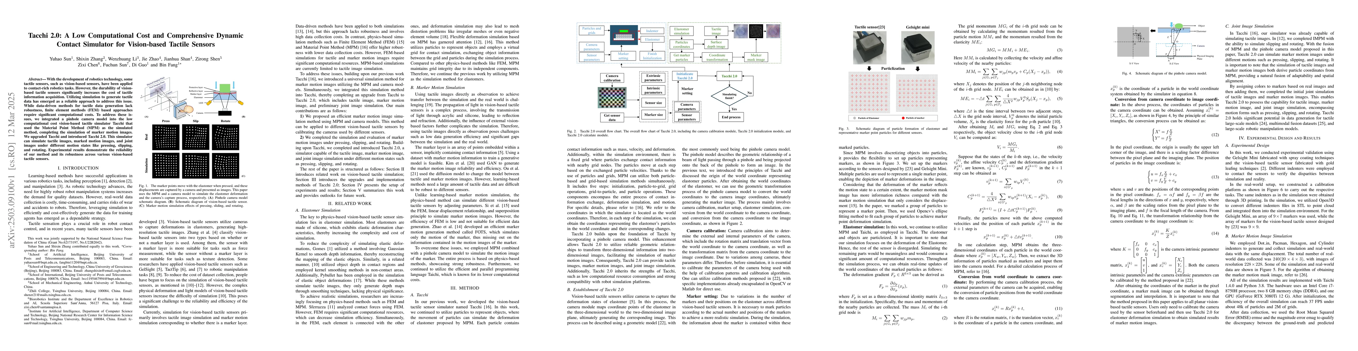 Thumbnail for Tacchi 2.0: A Low Computational Cost and Comprehensive Dynamic Contact
  Simulator for Vision-based Tactile Sensors