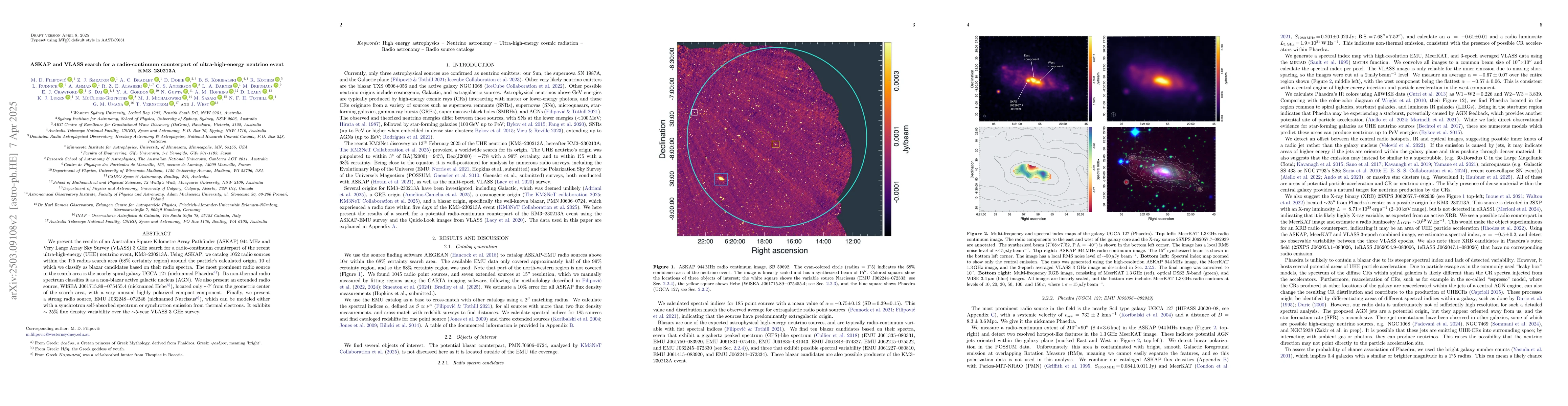 Thumbnail for ASKAP and VLASS search for a radio-continuum counterpart of
  ultra-high-energy neutrino event KM3-230213A