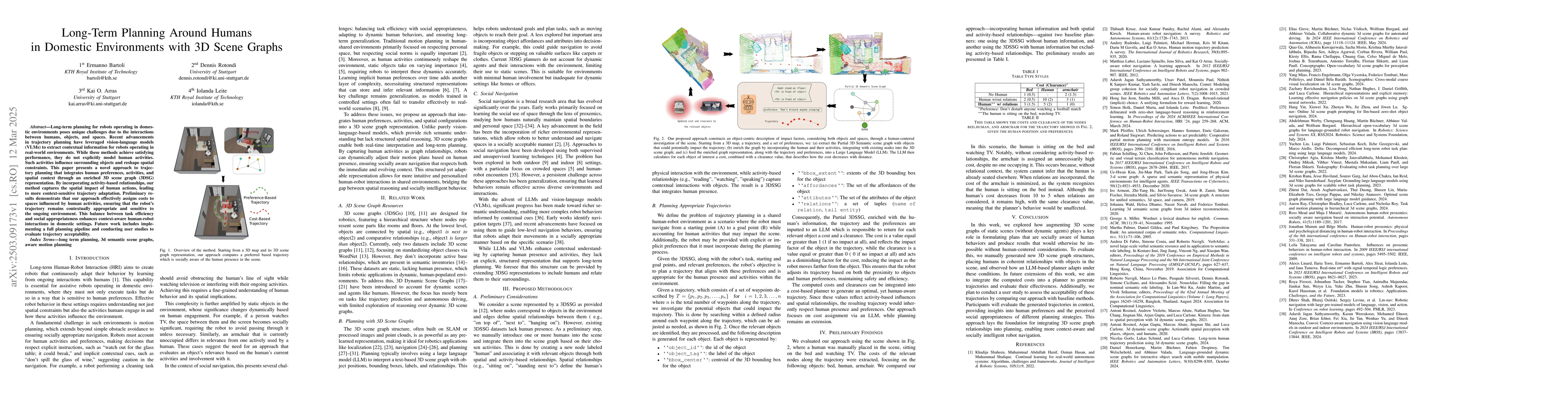 Thumbnail for Long-Term Planning Around Humans in Domestic Environments with 3D Scene
  Graphs