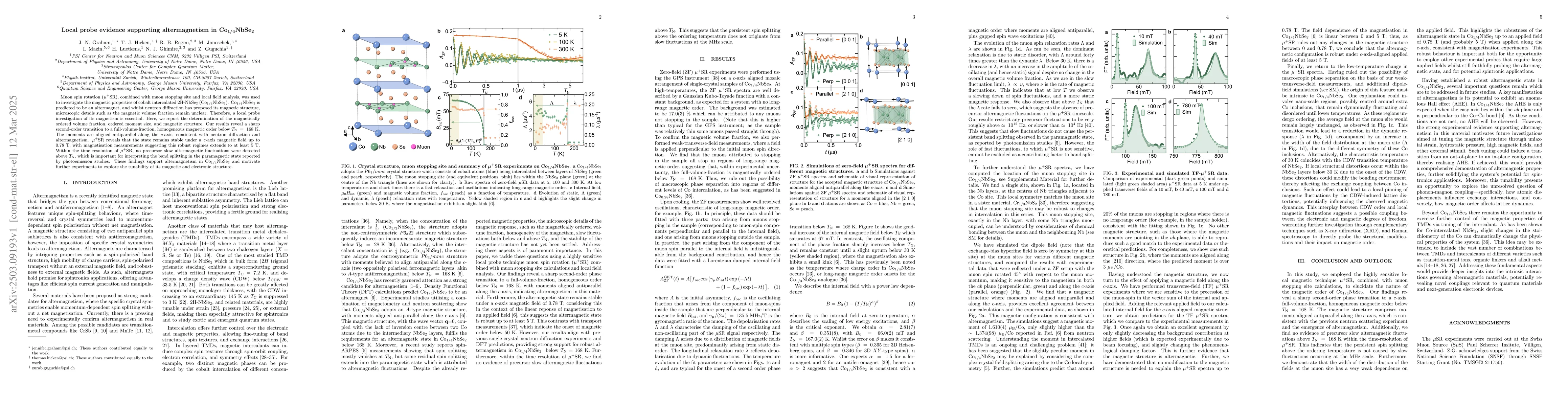 Thumbnail for Local probe evidence supporting altermagnetism in Co$_{1/4}$NbSe$_2$