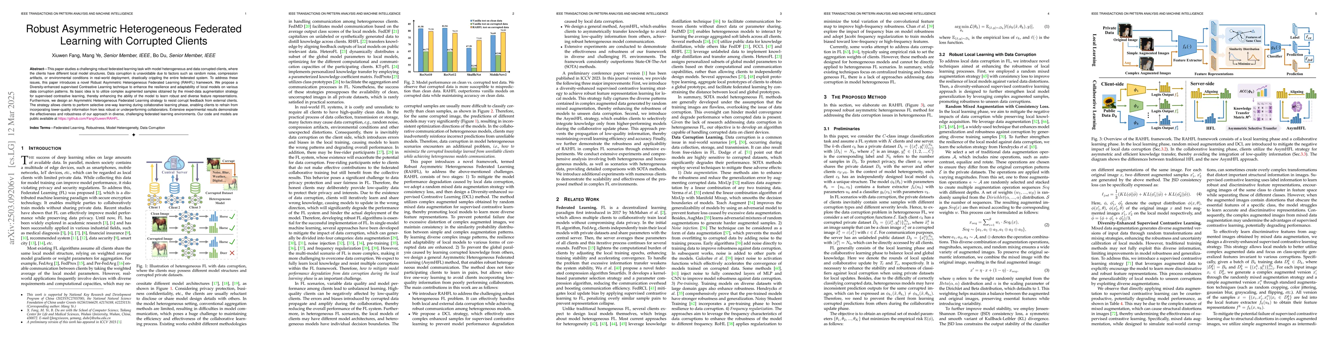 Thumbnail for Robust Asymmetric Heterogeneous Federated Learning with Corrupted
  Clients