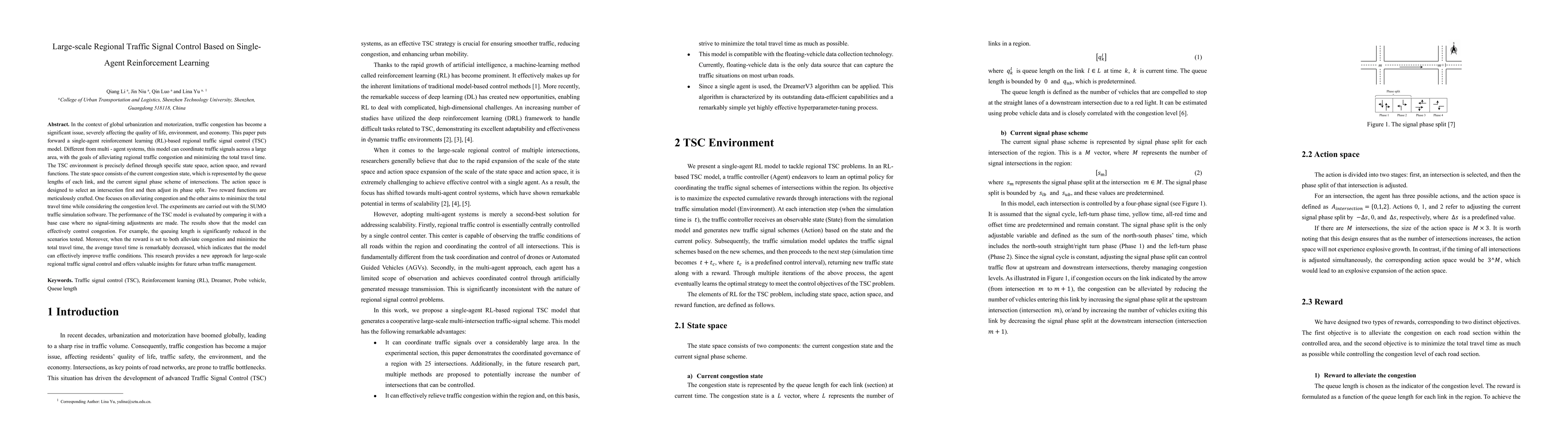 Thumbnail for Large-scale Regional Traffic Signal Control Based on Single-Agent
  Reinforcement Learning
