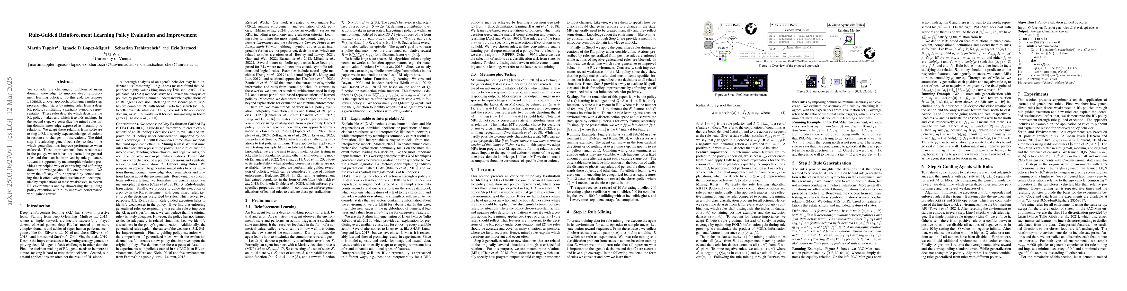 Thumbnail for Rule-Guided Reinforcement Learning Policy Evaluation and Improvement