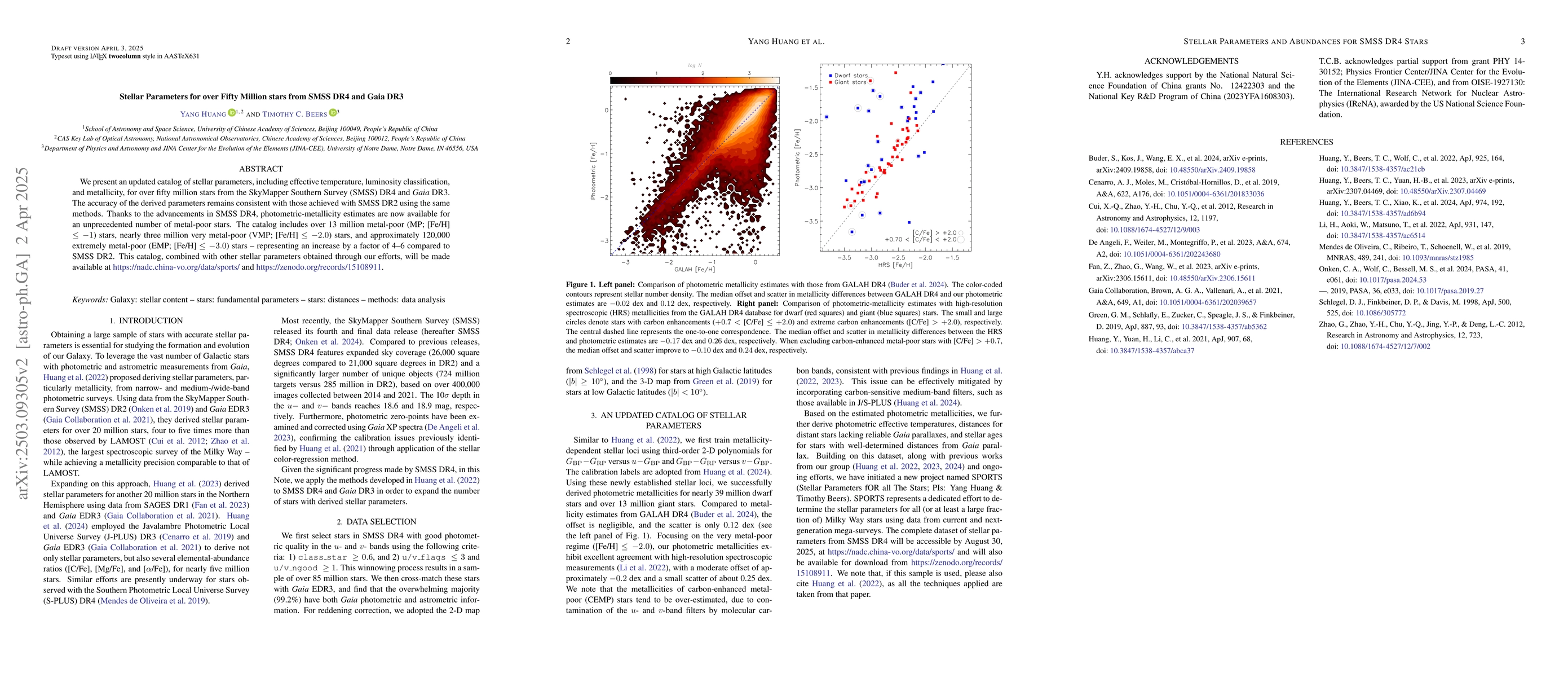 Thumbnail for Stellar Parameters for over Fifty Million stars from SMSS DR4 and Gaia
  DR3