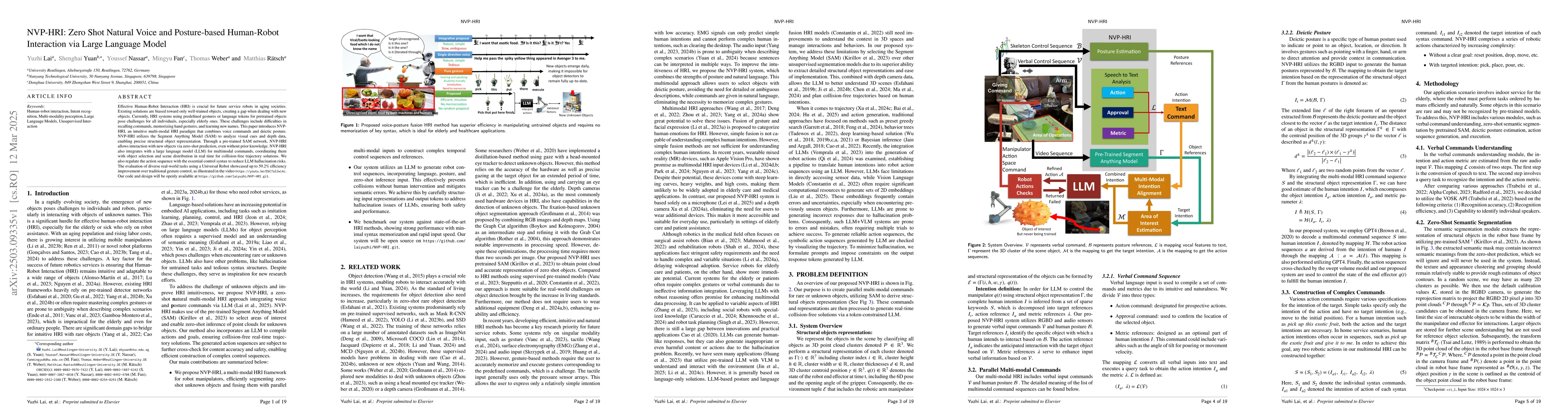 Thumbnail for NVP-HRI: Zero Shot Natural Voice and Posture-based Human-Robot
  Interaction via Large Language Model