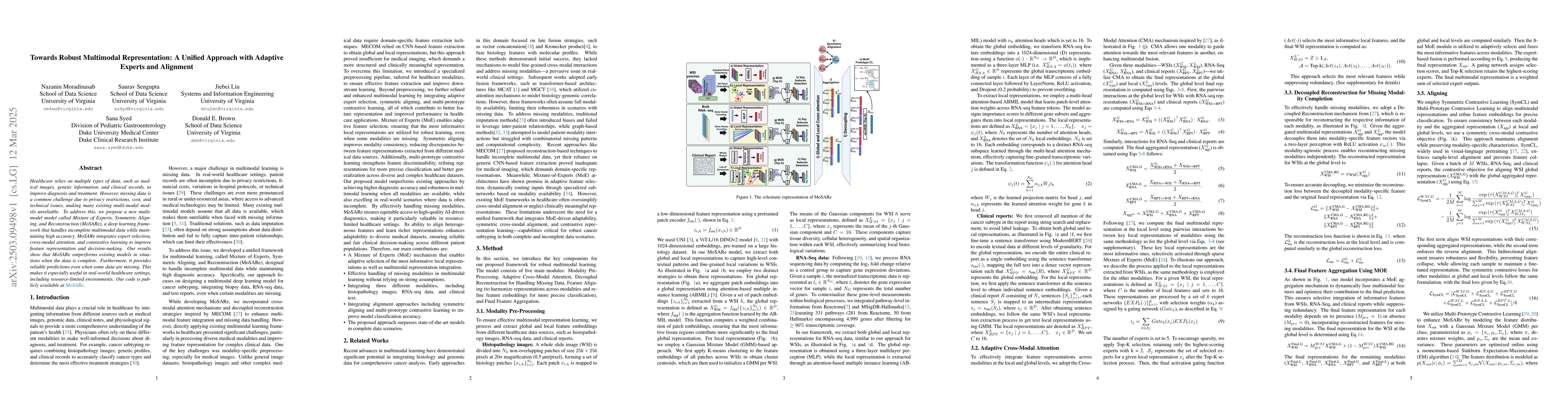 Thumbnail for Towards Robust Multimodal Representation: A Unified Approach with
  Adaptive Experts and Alignment