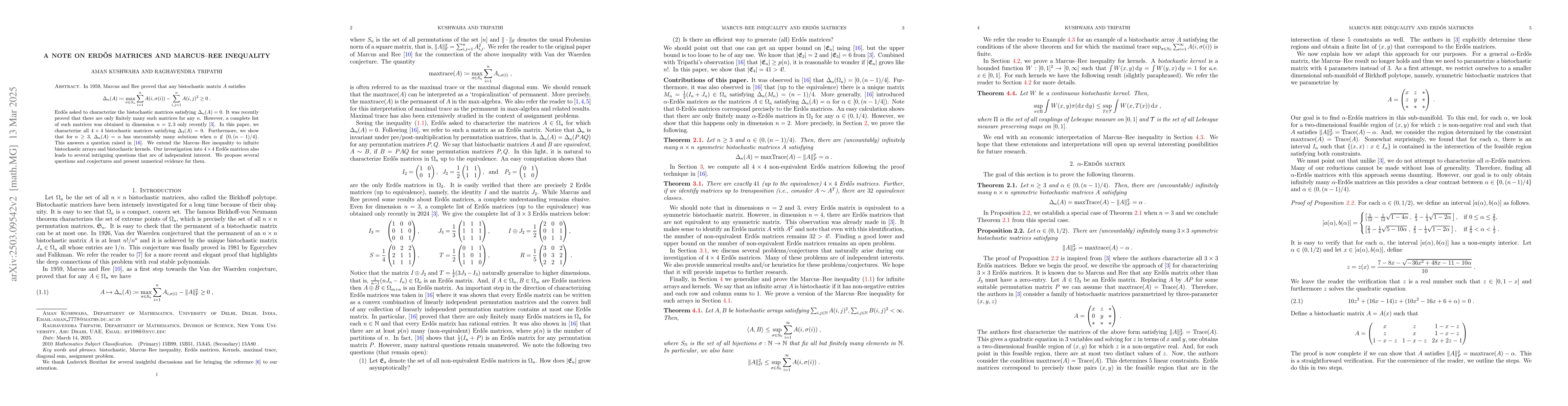 Thumbnail for A note on Erdős matrices and Marcus$\unicode{x2013}$Ree inequality