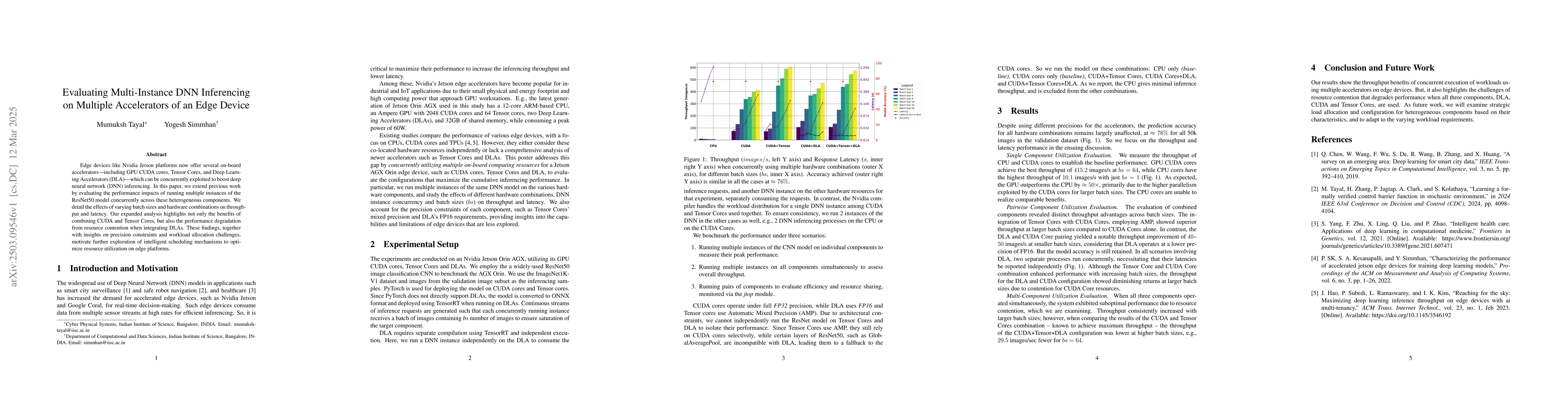 Thumbnail for Evaluating Multi-Instance DNN Inferencing on Multiple Accelerators of an
  Edge Device