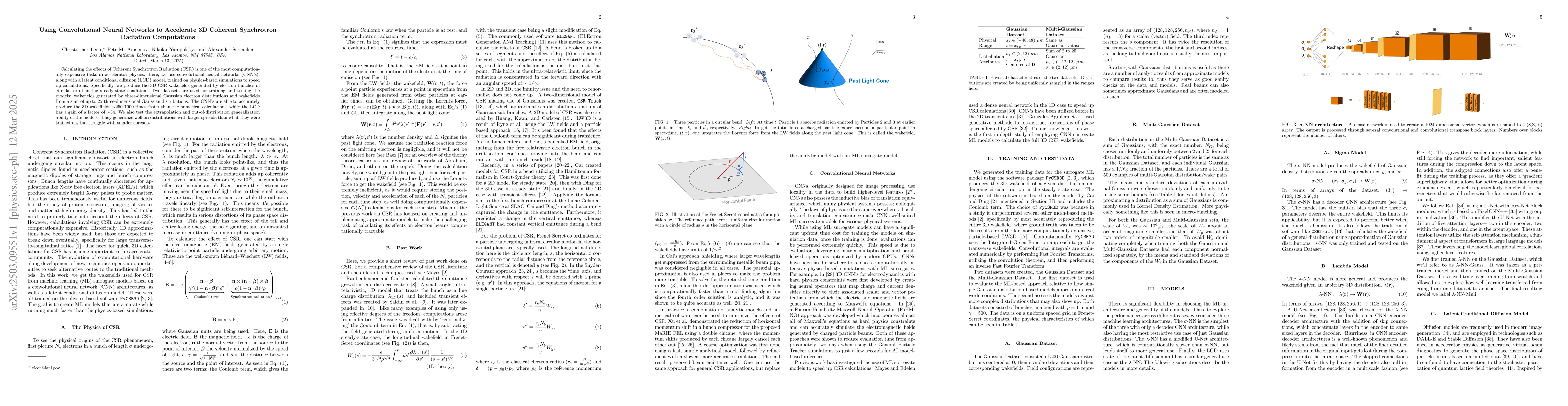 Thumbnail for Using Convolutional Neural Networks to Accelerate 3D Coherent
  Synchrotron Radiation Computations