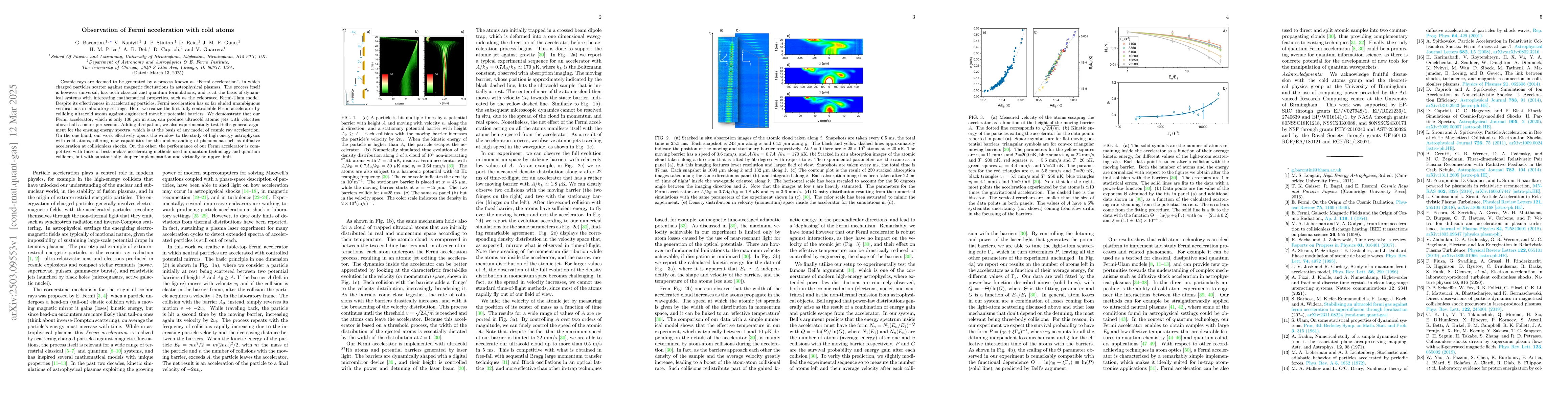 Thumbnail for Observation of Fermi acceleration with cold atoms