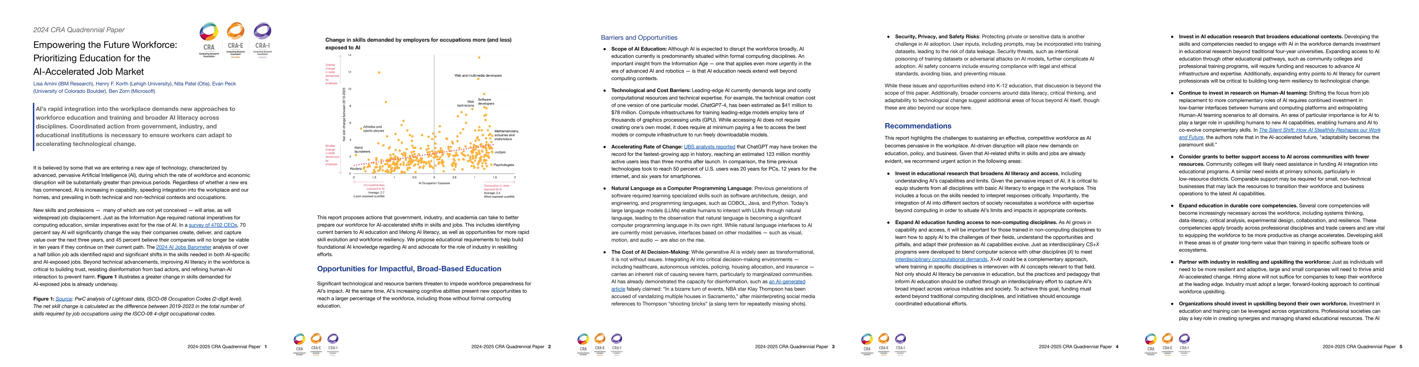Thumbnail for Empowering the Future Workforce: Prioritizing Education for the
  AI-Accelerated Job Market