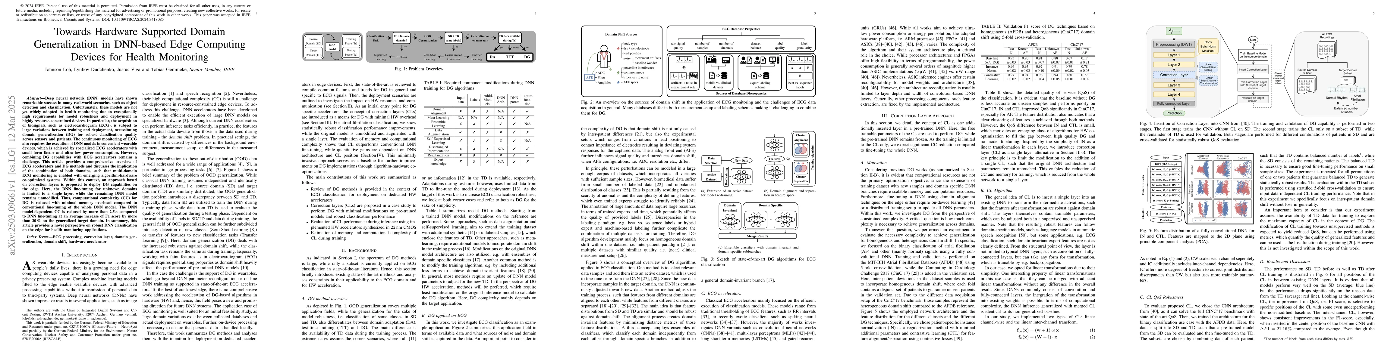 Thumbnail for Towards Hardware Supported Domain Generalization in DNN-Based Edge
  Computing Devices for Health Monitoring