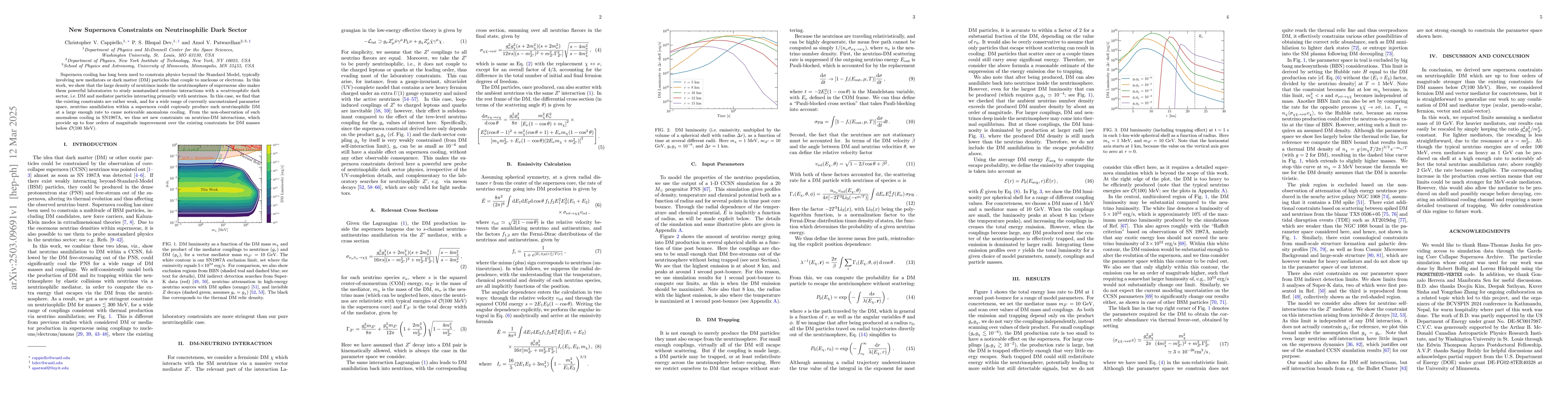 Thumbnail for New Supernova Constraints on Neutrinophilic Dark Sector